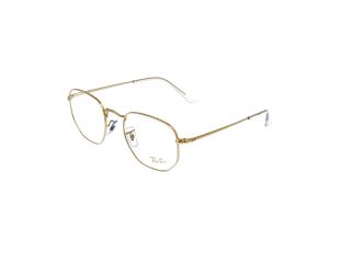 Óculos Ray Ban 0RX6448 Dourados Quadrada - 1