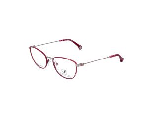 Óculos CH Carolina Herrera VHE166L Rosa/Vermelho-Púrpura Quadrada - 1