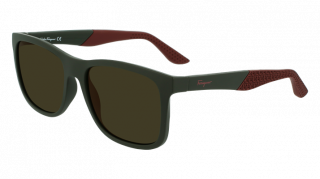 Óculos de sol SALVATORE FERRAGAMO SF1028S Verde Retangular