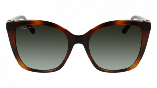 Óculos de sol SALVATORE FERRAGAMO SF1026S Verde Retangular - 2