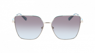 Óculos de sol Calvin Klein Jeans CKJ21217S Prateados Retangular - 2