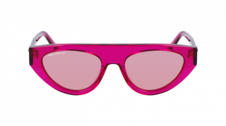 Óculos de sol Karl Lagerfeld KL6043S Rosa/Vermelho-Púrpura Borboleta - 2