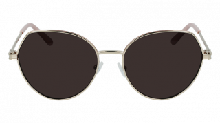 Óculos de sol Karl Lagerfeld KL328S Dourados Redonda - 2