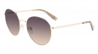 Óculos de sol Longchamp LO101S Dourados Redonda - 1