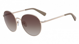 Óculos de sol Longchamp LO101S Rosa/Vermelho-Púrpura Redonda - 2