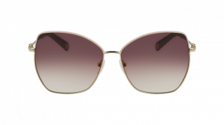 Óculos de sol Lonchamp LO156SL Rosa/Vermelho-Púrpura Borboleta - 2