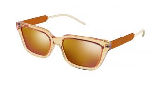Óculos de sol Gucci GG0975S Laranja Retangular