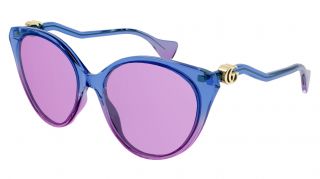 Óculos de sol Gucci GG1011S Azul Borboleta