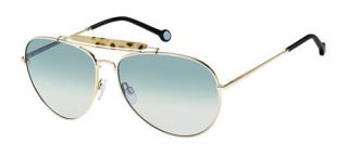 Óculos de sol Tommy Hilfiger TH1808/S Dourados Aviador - 1