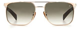 Óculos de sol DAVID BECKHAM DB7048/S Dourados Quadrada - 2