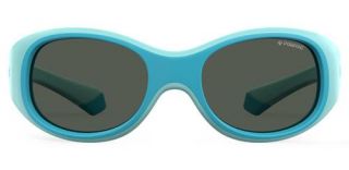 Óculos de sol Polaroid Kids PLD8038/S Azul Retangular - 2