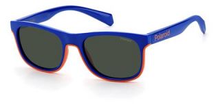 Óculos de sol Polaroid Kids PLD8041/S Azul Retangular - 1