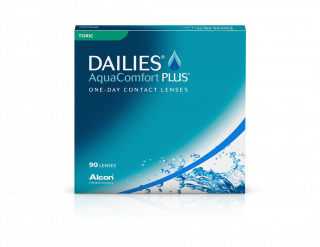 Lentes de contacto Dailies Dailies Aquacomfort Plus Toric 90 unidades