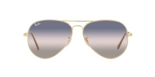 Óculos de sol Ray Ban 0RB3689 Dourados Aviador - 2