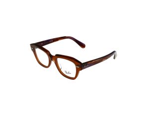 Óculos Ray Ban 0RX5486 Castanho Quadrada - 1