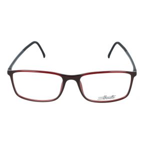 Óculos graduados Silhouette 2934 Vermelho Retangular - 2