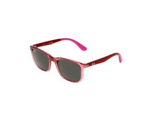Óculos de sol Ray Ban Junior 0RJ9076S Rosa/Vermelho-Púrpura Quadrada - 1