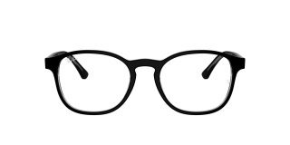 Óculos graduados Ray Ban 0RX5417 Preto Redonda - 1