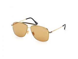Óculos de sol Tom Ford FT1017 JADEN Dourados Aviador - 1