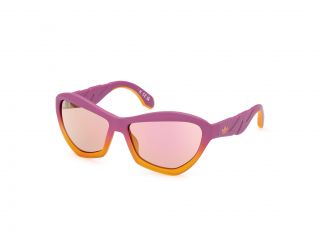 Óculos de sol Adidas OR0095 Rosa/Vermelho-Púrpura Quadrada - 1