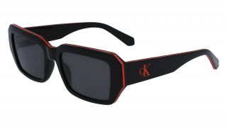Óculos de sol Calvin Klein Jeans CKJ23602S Preto Retangular - 1