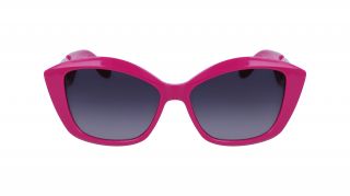Óculos de sol Karl Lagerfeld KL6102S Rosa/Vermelho-Púrpura Quadrada - 2
