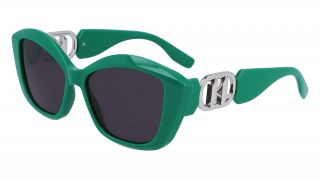 Óculos de sol Karl Lagerfeld KL6102S Verde Quadrada - 1