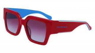 Óculos de sol Calvin Klein Jeans CKJ22638S Vermelho Quadrada - 1