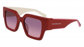 Óculos de sol Calvin Klein Jeans CKJ22638S Rosa/Vermelho-Púrpura Quadrada - 1