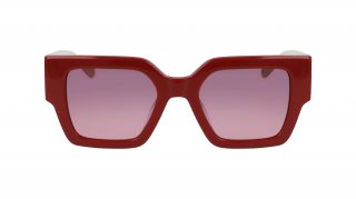 Óculos de sol Calvin Klein Jeans CKJ22638S Rosa/Vermelho-Púrpura Quadrada - 2