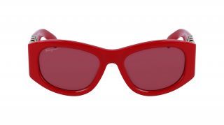 Óculos de sol SALVATORE FERRAGAMO SF1082S Vermelho Ovalada - 2