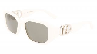 Óculos de sol Karl Lagerfeld KL6085S Branco Quadrada - 1