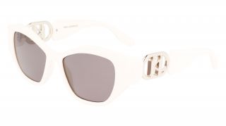 Óculos de sol Karl Lagerfeld KL6086S Branco Quadrada - 1