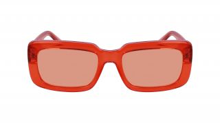 Óculos de sol Karl Lagerfeld KL6101S Laranja Retangular - 2