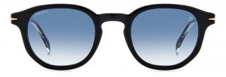 Óculos de sol David Beckham DB 1007/S Preto Ovalada - 2