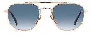 Óculos de sol David Beckham DB 1079/S Dourados Quadrada - 2
