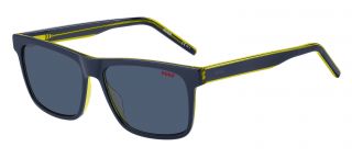 Óculos de sol Hugo HG 1242/S Azul Quadrada - 1