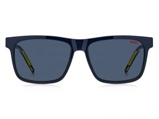Óculos de sol Hugo HG 1242/S Azul Quadrada - 2