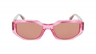 Óculos de sol Karl Lagerfeld KL6073S Rosa/Vermelho-Púrpura Retangular - 2