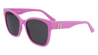 Óculos de sol Karl Lagerfeld KL6087S Rosa/Vermelho-Púrpura Quadrada - 1