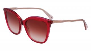 Óculos de sol Longchamp LO729S Rosa/Vermelho-Púrpura Quadrada - 1