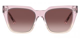 Óculos de sol LOVE MOSCHINO MOL065/S Rosa/Vermelho-Púrpura Quadrada - 2