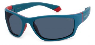 Óculos de sol Polaroid PLD 2135/S Azul Retangular - 1