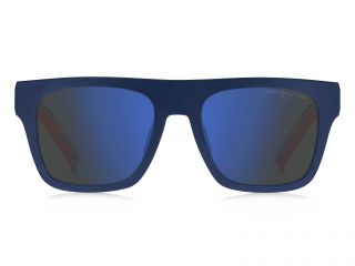 Óculos de sol Tommy Hilfiger TH 1976/S Azul Quadrada - 2