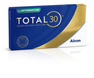 Lentes de contacto Total Total 30 for Astigmatism 3 unidades - 1