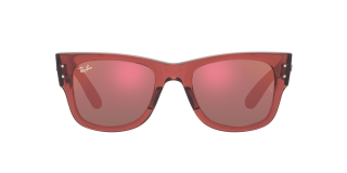Óculos de sol Ray Ban 0RB0840S MEGA WAYFARER Rosa/Vermelho-Púrpura Quadrada - 1