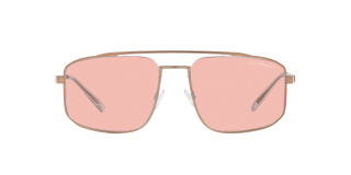 Óculos de sol Emporio Armani 0EA2139 Rosa/Vermelho-Púrpura Retangular - 1