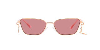 Óculos de sol Emporio Armani 0EA2141 Rosa/Vermelho-Púrpura Retangular - 1