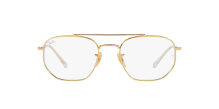 Óculos de sol Ray Ban 0RB3707 Dourados Quadrada - 2