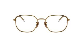 Óculos graduados Ray Ban 0RX6496 Dourados Quadrada - 1
